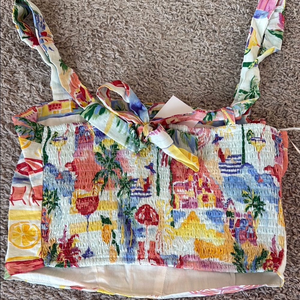 Tropical Print Two Piece - Picture 6 of 8